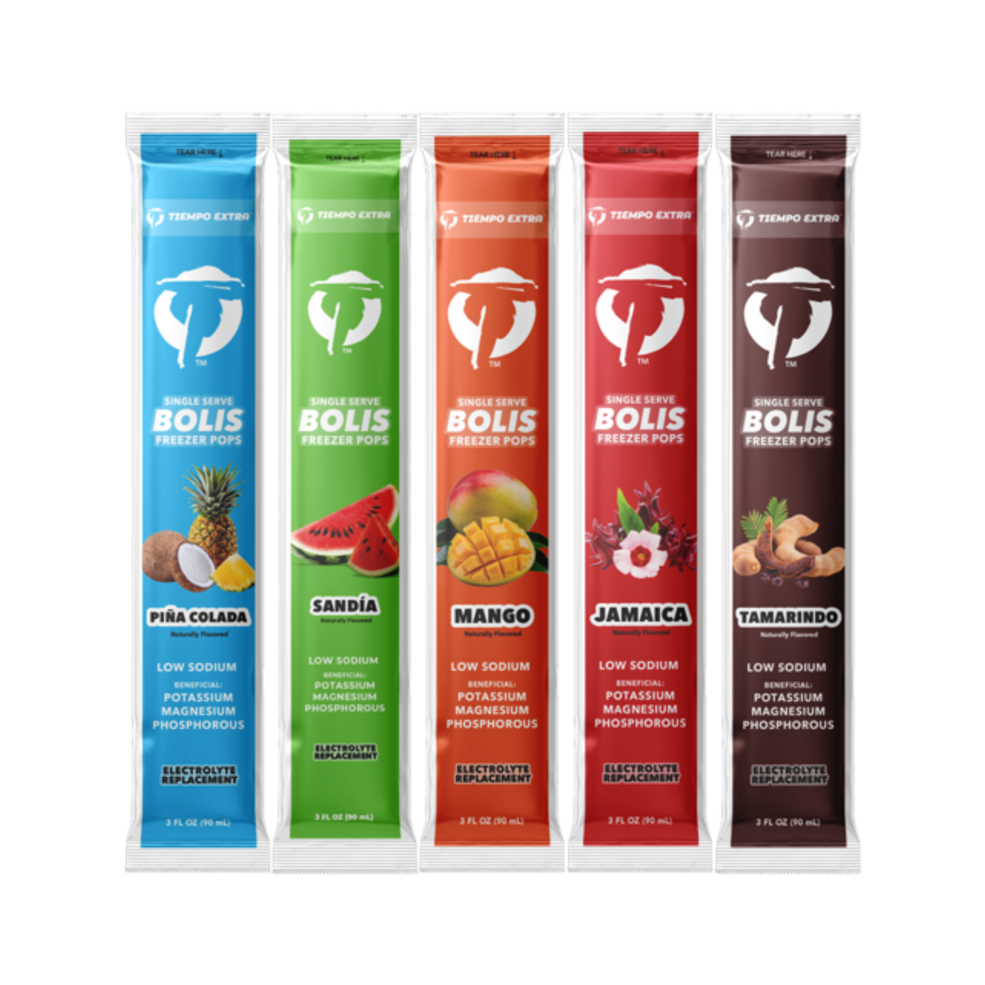 Overtime Tiempo Extra Bolis Electrolyte Freezer Pops from GME Supply